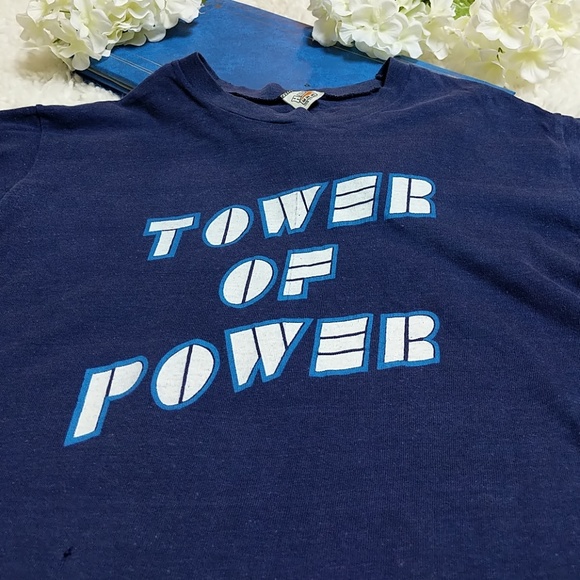RARE!!!! Vintage Tower of Power 80's Hanes Tee - Picture 4 of 8